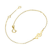 Bratara aur 14K cheia sol DiAmanti PL0700BG14K-AS